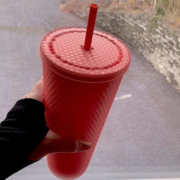 ☕️Starbuck’s☕️ Valentine’s💕2022 Pink Lemonade Jelly Gridded 24oz Venti Tumbler - Picture 12 of 16